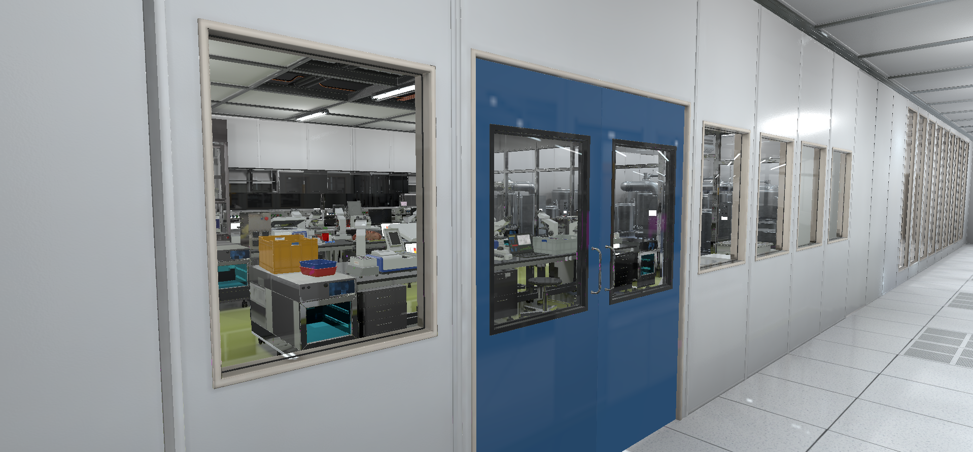 Doorway showing Scientific Equipment